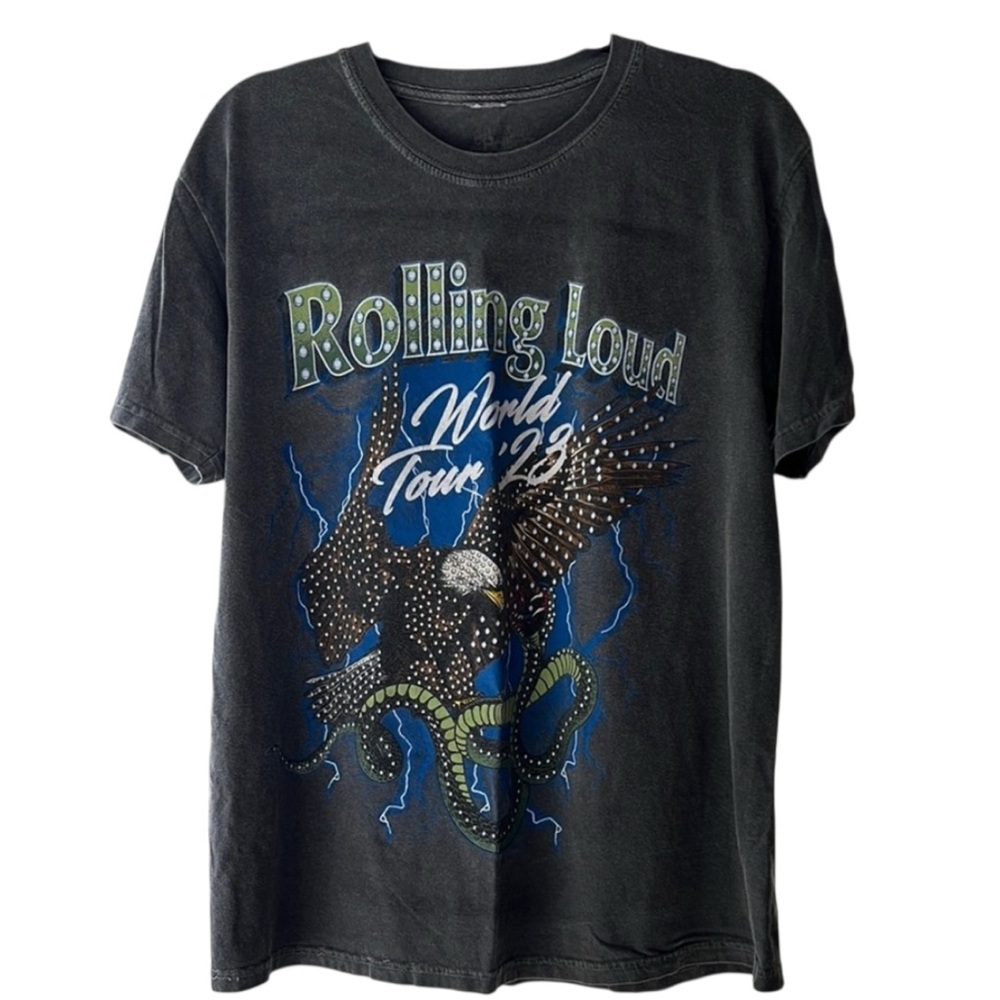 Rolling Loud BasttWorld Tour 2023 Travis Scott T shirt Men's L EUC